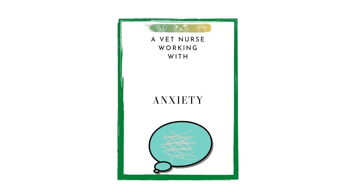 A Vet Nurse Working with Anxiety