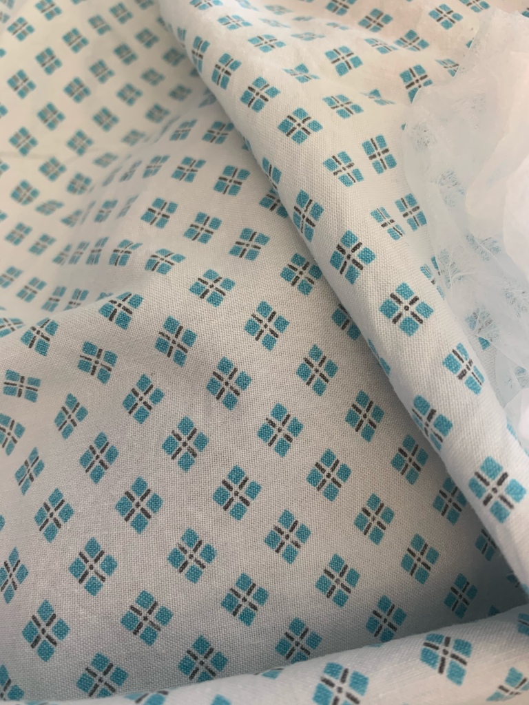 A hospital in-patient gown